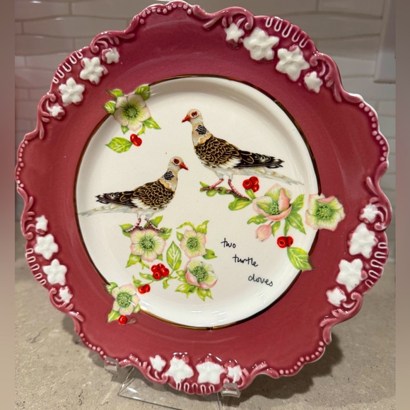 Lou Rota 12 days of Christmas Plate ( ten Lords Leaping) - Picture 3 of 17